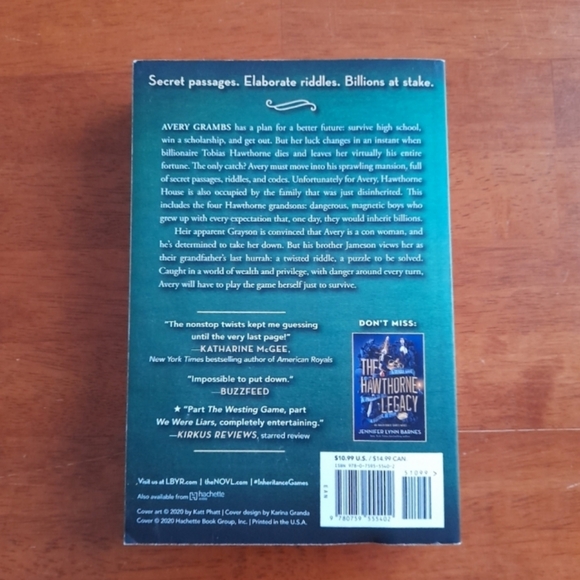 The Inheritance Games Book - Picture 2 of 3